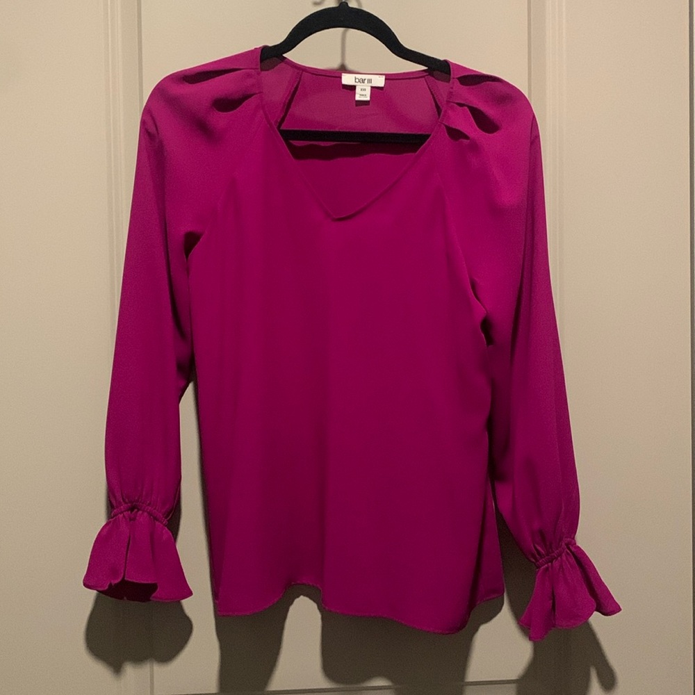 Bar lll purple/magenta shirt xxs